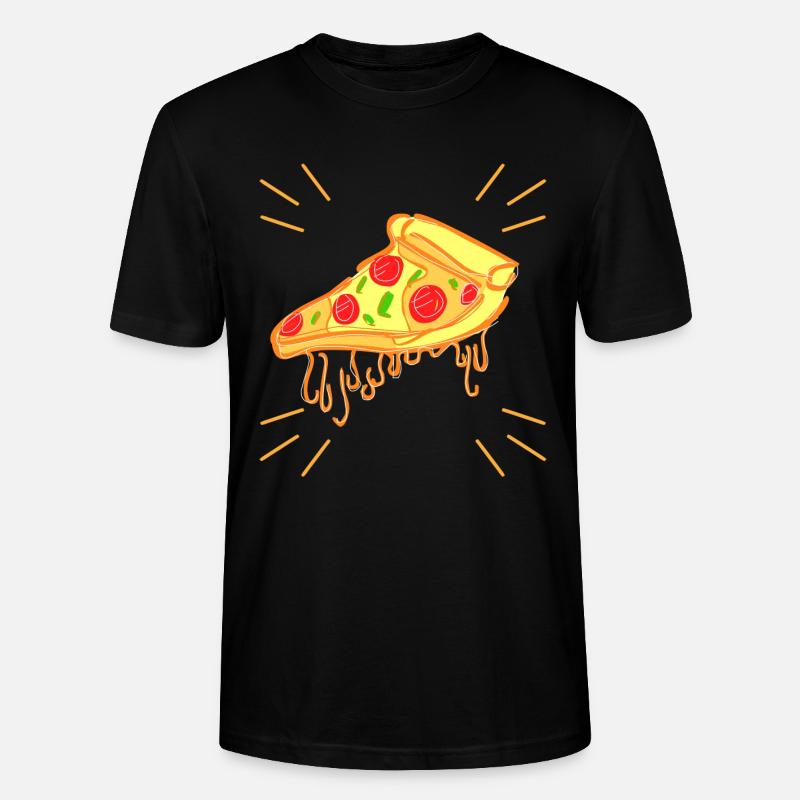 Pizza - Stanley/Stella Unisex Bio-T-Shirt CRAFTER - Schwarz