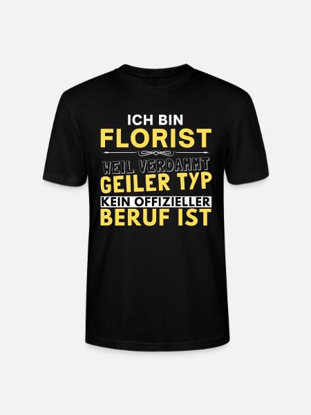 Verdammt geiler Typ - Florist Edition - Stanley/Stella Unisex Bio-T-Shirt CRAFTER - Schwarz