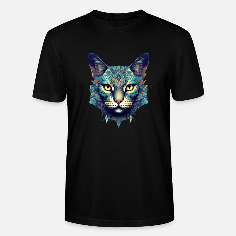 Chat - T-shirt bio CRAFTER Stanley Stella Unisexe - noir