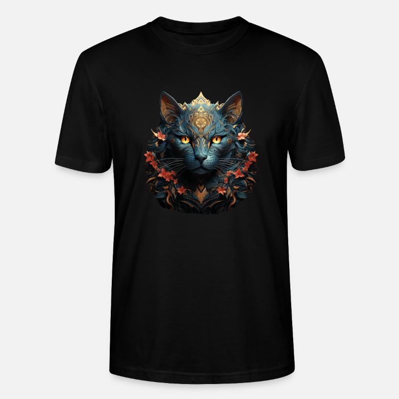 Chat - T-shirt bio CRAFTER Stanley Stella Unisexe - noir