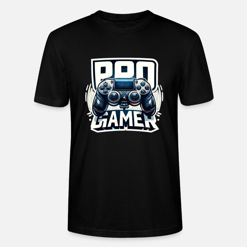 Pro Gamer - Controller Illustration - Stanley/Stella Unisex Bio-T-Shirt CRAFTER - Schwarz