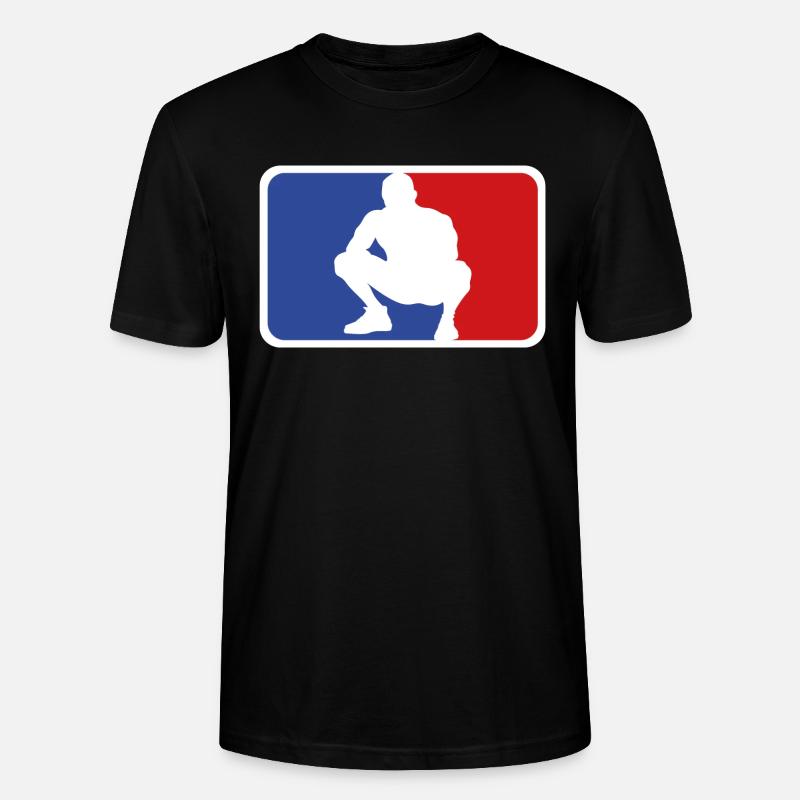 Squat russe Bratan logo - T-shirt bio CRAFTER Stanley Stella Unisexe - noir