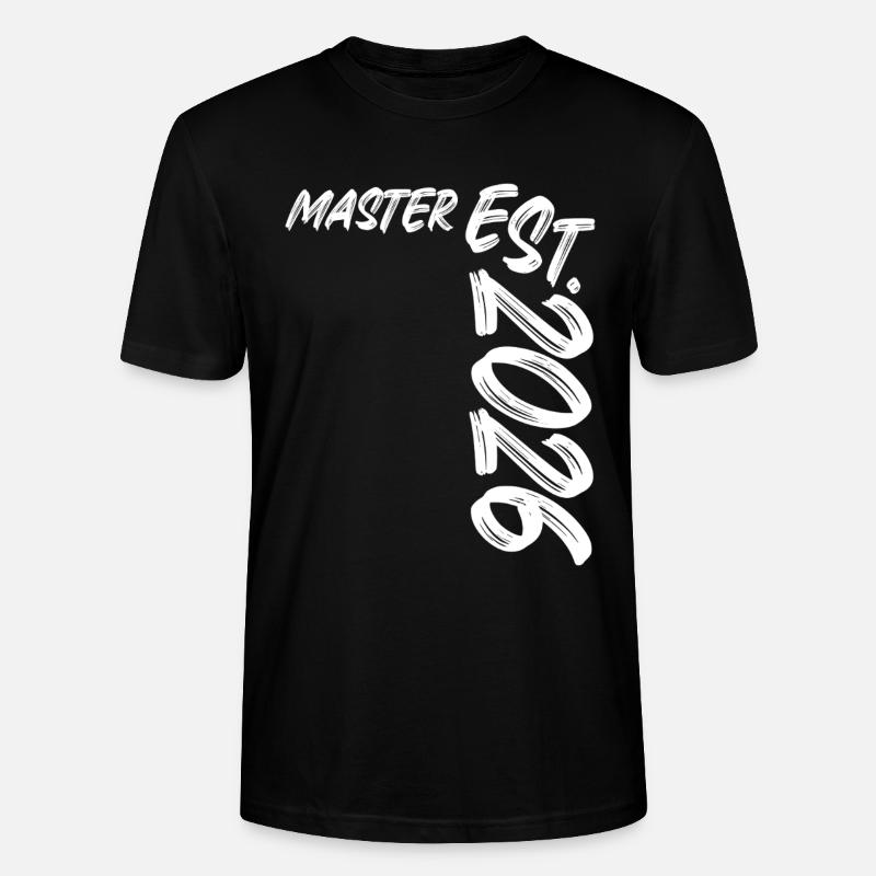 Fondation Maître 2026 - T-shirt bio CRAFTER Stanley Stella Unisexe - noir