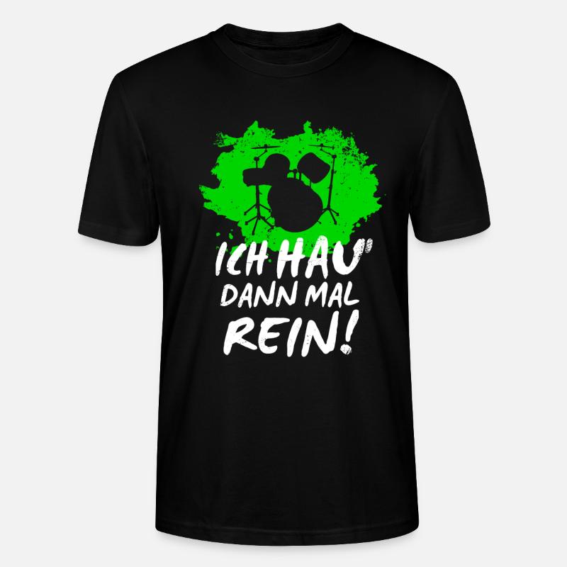 Drums - Stanley/Stella Unisex Bio-T-Shirt CRAFTER - Schwarz