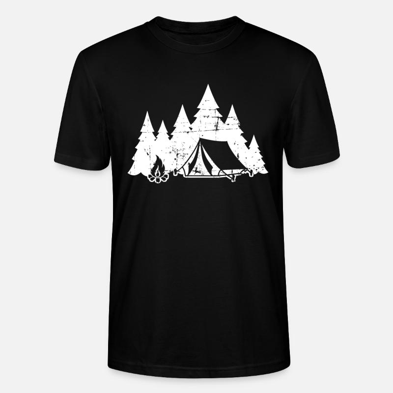 camping - T-shirt bio CRAFTER Stanley Stella Unisexe - noir