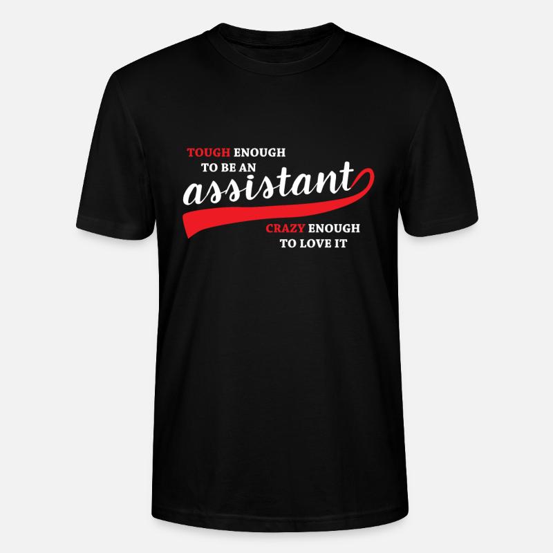 Assistent und Sekreäterin - Stanley/Stella Unisex Bio-T-Shirt CRAFTER - Schwarz