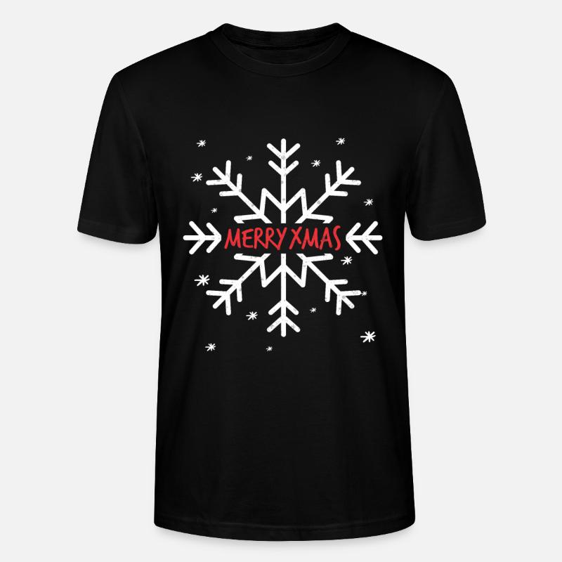 Weihnachten - Stanley/Stella Unisex Bio-T-Shirt CRAFTER - Schwarz