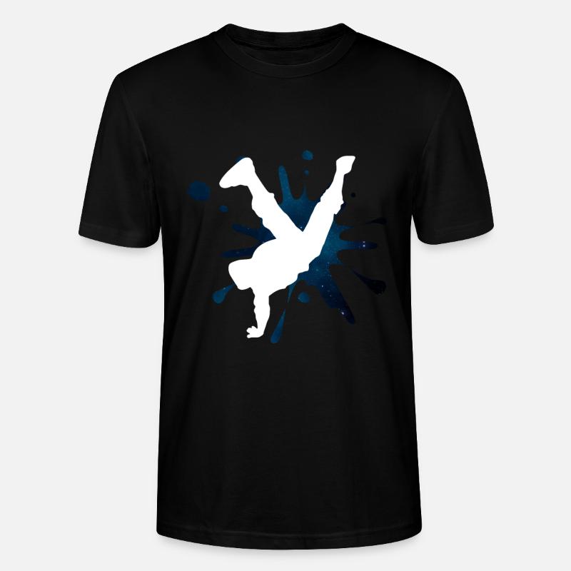Éclaboussure de breakdance - T-shirt bio CRAFTER Stanley Stella Unisexe - noir