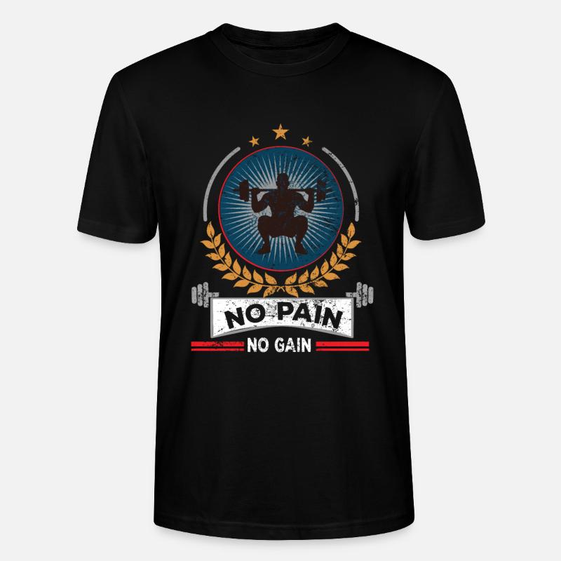 budynek ciało - Ekologiczna koszulka typu unisex Stanley/Stella CRAFTER - czarny