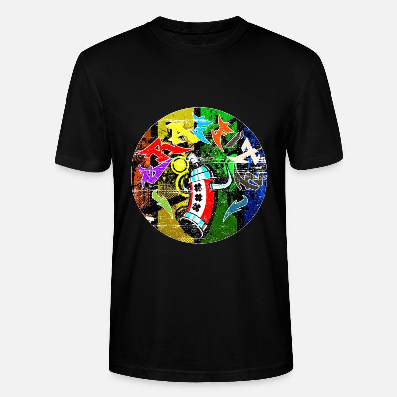 Grafitti - Graffitti - Stanley/Stella Unisex Bio-T-Shirt CRAFTER - Schwarz