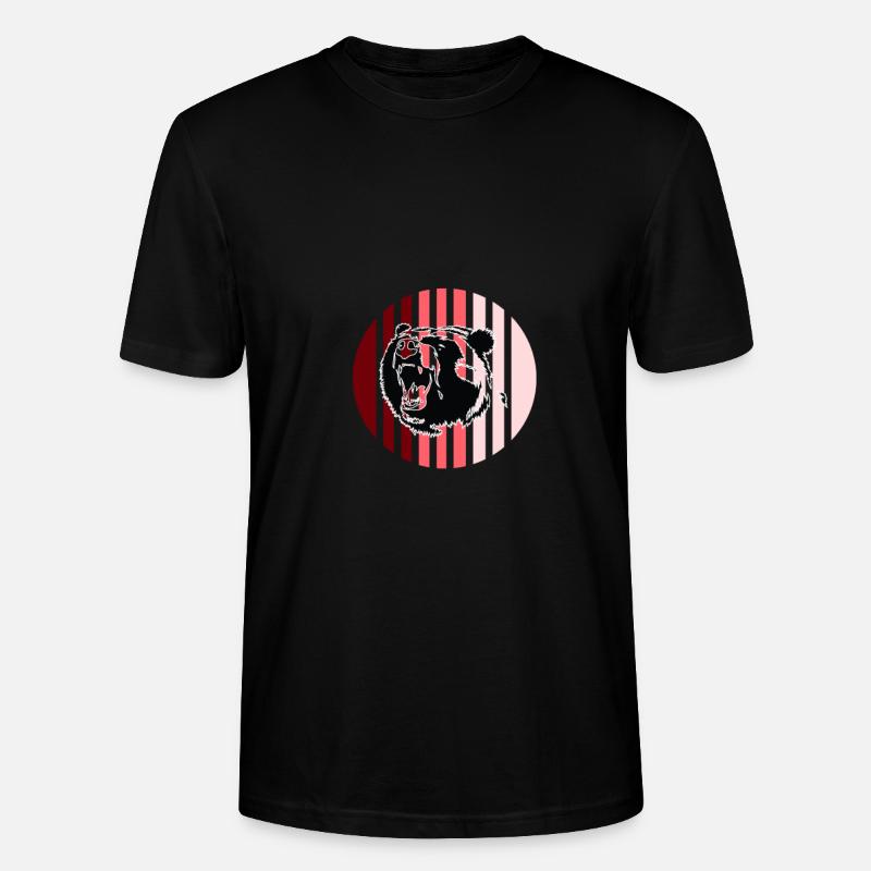 bär - T-shirt bio CRAFTER Stanley Stella Unisexe - noir