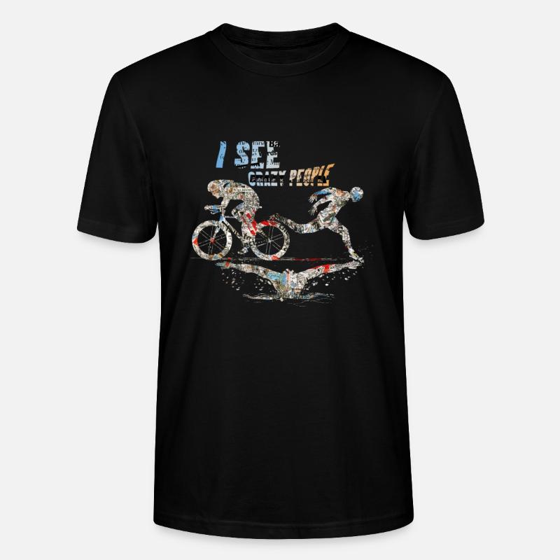 Triathlon - Stanley/Stella Unisex Bio-T-Shirt CRAFTER - Schwarz