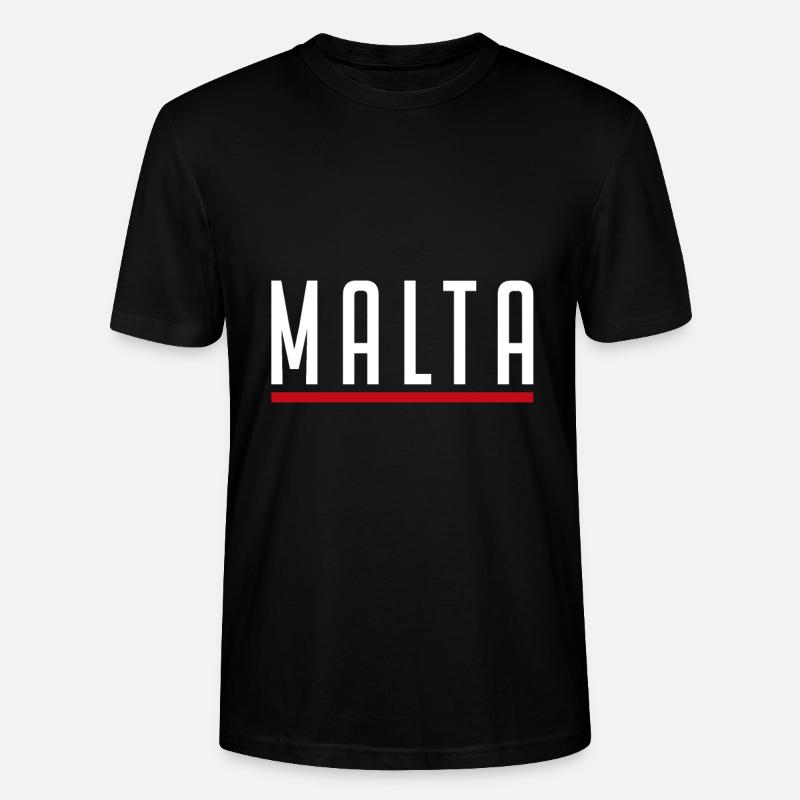 Malta - Stanley/Stella Unisex Bio-T-Shirt CRAFTER - Schwarz