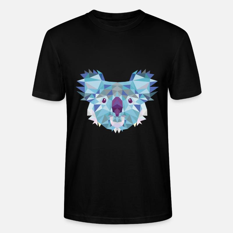 Koala - Stanley/Stella Unisex Bio-T-Shirt CRAFTER - Schwarz