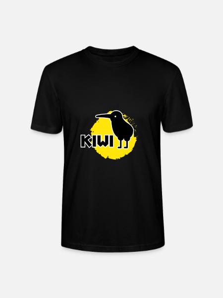 Kiwi - Stanley/Stella Unisex Bio-T-Shirt CRAFTER - Schwarz