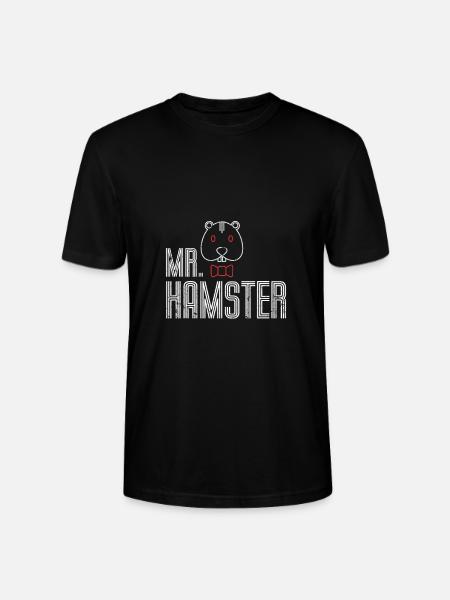 Hamster tier - Stanley/Stella Unisex Bio-T-Shirt CRAFTER - Schwarz