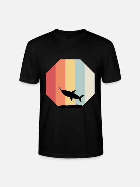 Hai Haifisch - Stanley/Stella Unisex Bio-T-Shirt CRAFTER - Schwarz