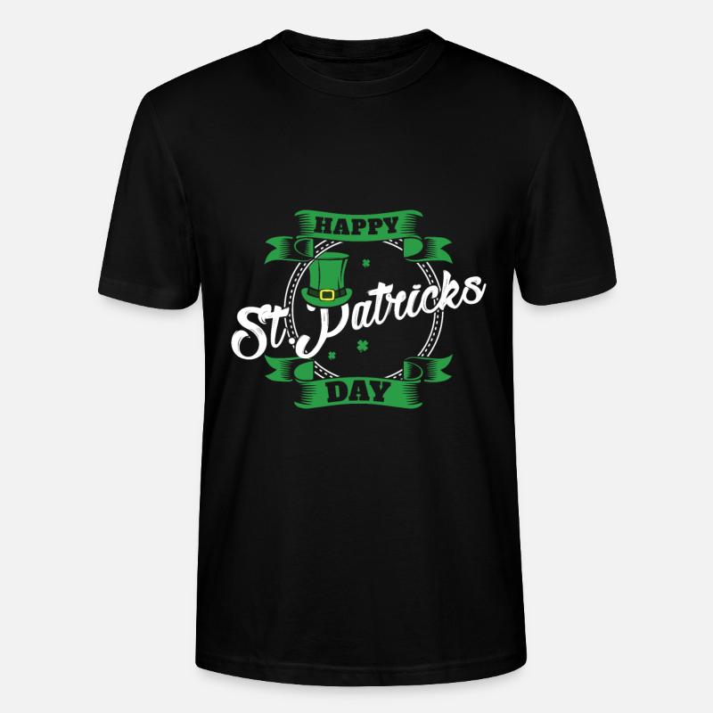 Saint Patrick - T-shirt bio CRAFTER Stanley Stella Unisexe - noir