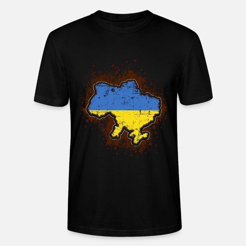 Ukraine - T-shirt bio CRAFTER Stanley Stella Unisexe - noir