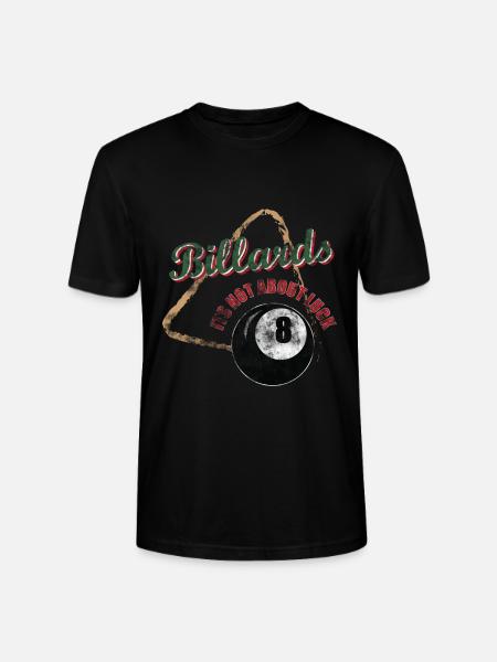 Billard - Stanley/Stella Unisex Bio-T-Shirt CRAFTER - Schwarz