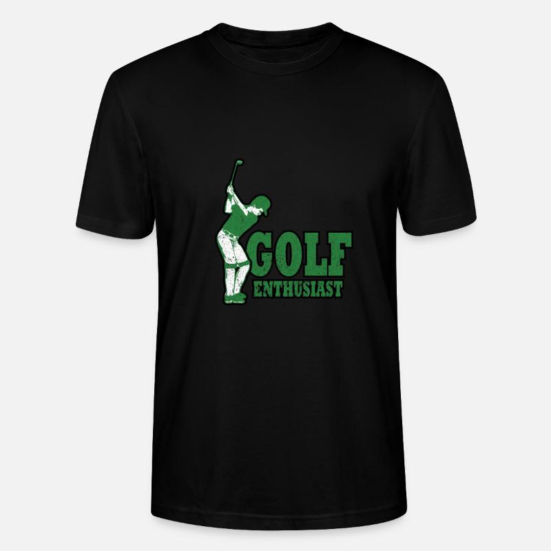 Golf - Golf - Les golfeurs - T-shirt bio CRAFTER Stanley Stella Unisexe - noir