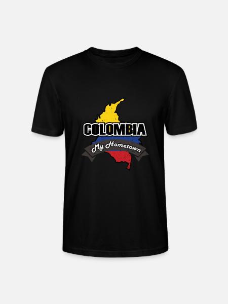 Kolumbien - Stanley/Stella Unisex Bio-T-Shirt CRAFTER - Schwarz