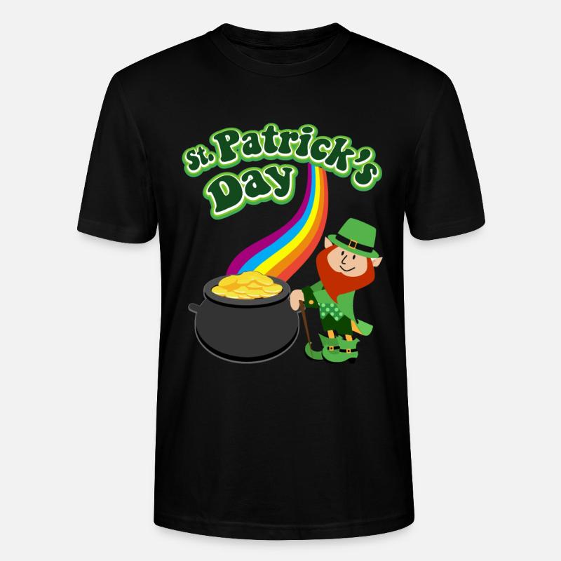 Saint Patrick - T-shirt bio CRAFTER Stanley Stella Unisexe - noir