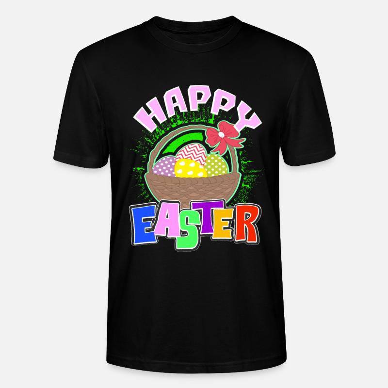 Ostern - Stanley/Stella Unisex Bio-T-Shirt CRAFTER - Schwarz
