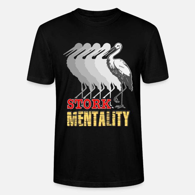 Storch - Stanley/Stella Unisex Bio-T-Shirt CRAFTER - Schwarz