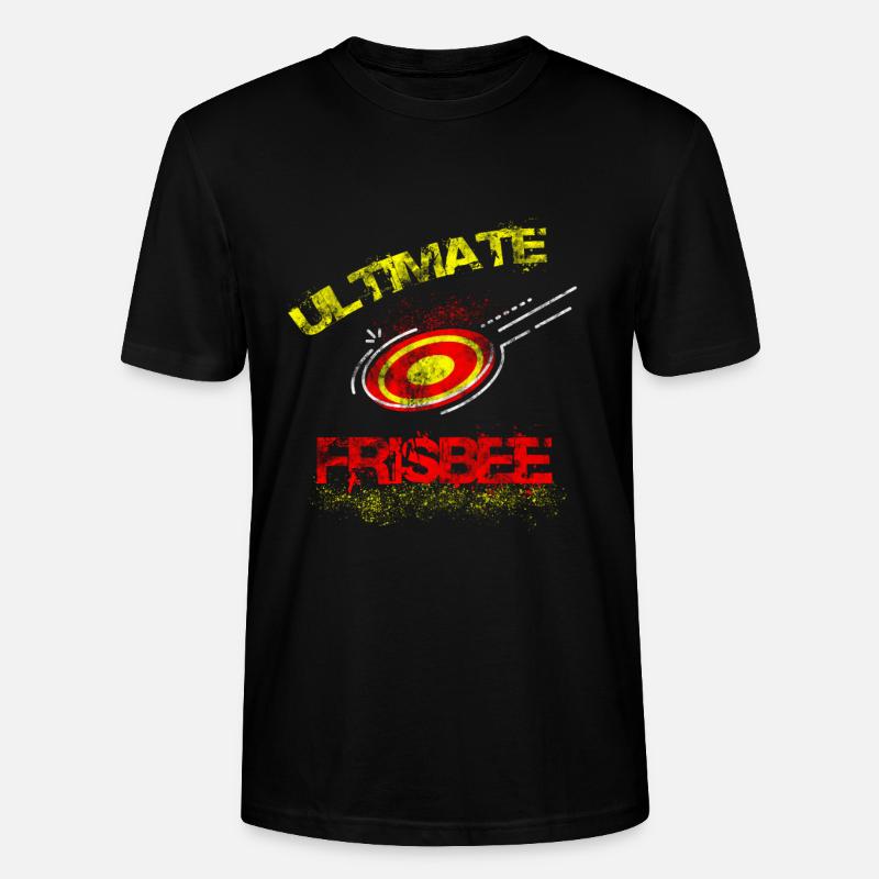 Frisbee - Stanley/Stella Unisex Bio-T-Shirt CRAFTER - Schwarz