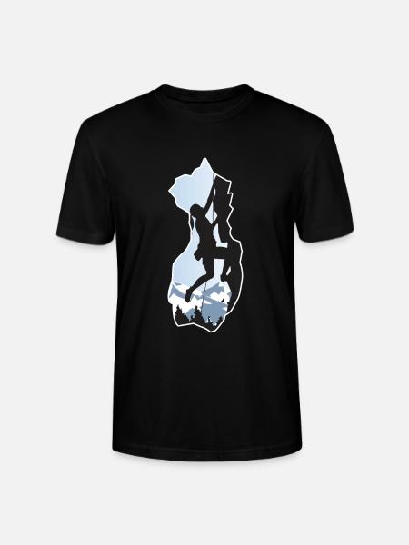 Bergsteigen - Stanley/Stella Unisex Bio-T-Shirt CRAFTER - Schwarz