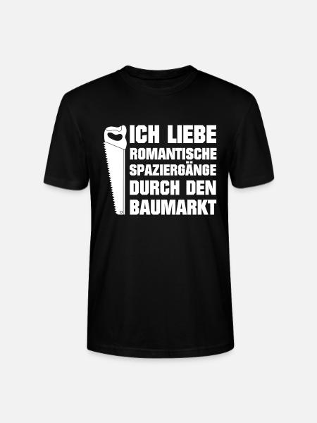 Ich Liebe Romantische Spaziergänge im Baumarkt - Stanley/Stella Unisex Bio-T-Shirt CRAFTER - Schwarz
