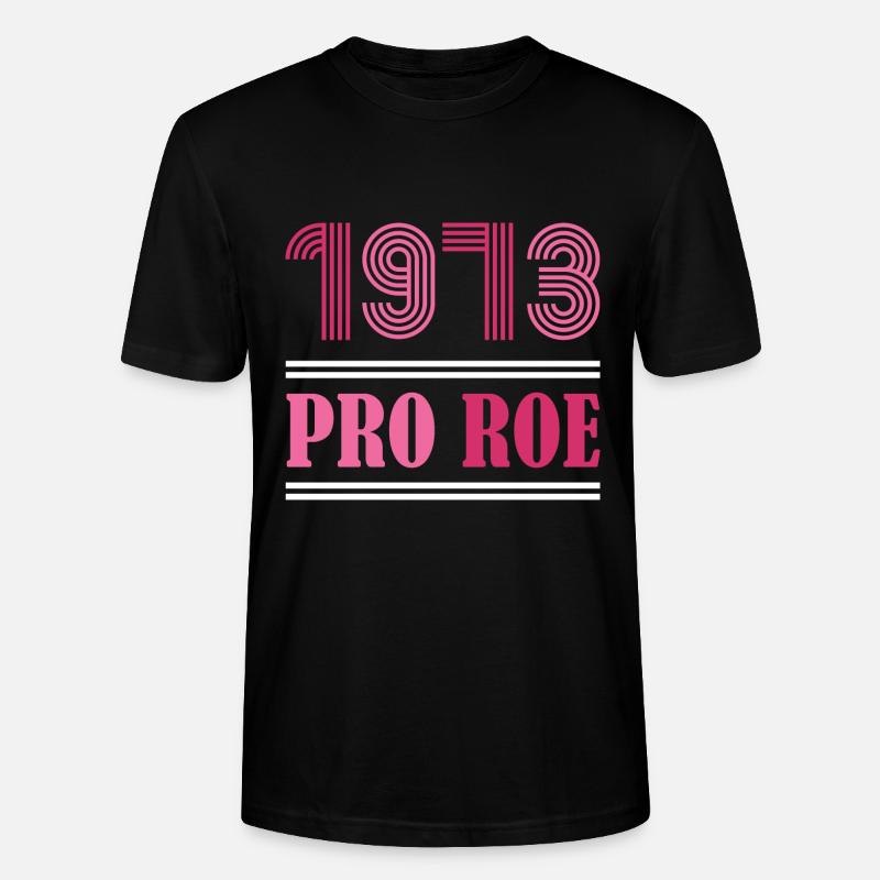1973 Pro Roe - T-shirt bio CRAFTER Stanley Stella Unisexe - noir