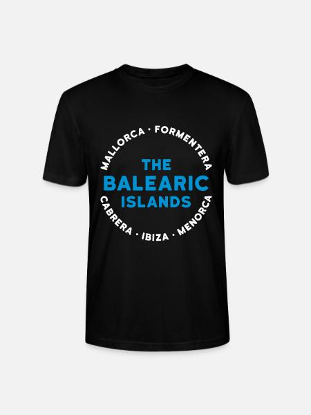 The Balearic Islands - Stanley/Stella CRAFTER Unisex Organic T-Shirt - black