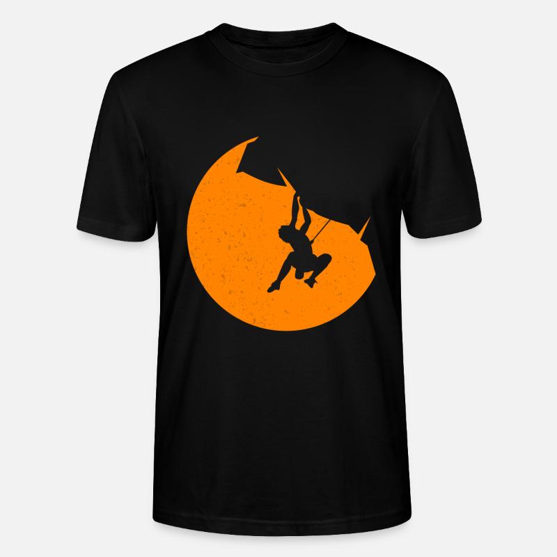 Felsklettern - Stanley/Stella Unisex Bio-T-Shirt CRAFTER - Schwarz