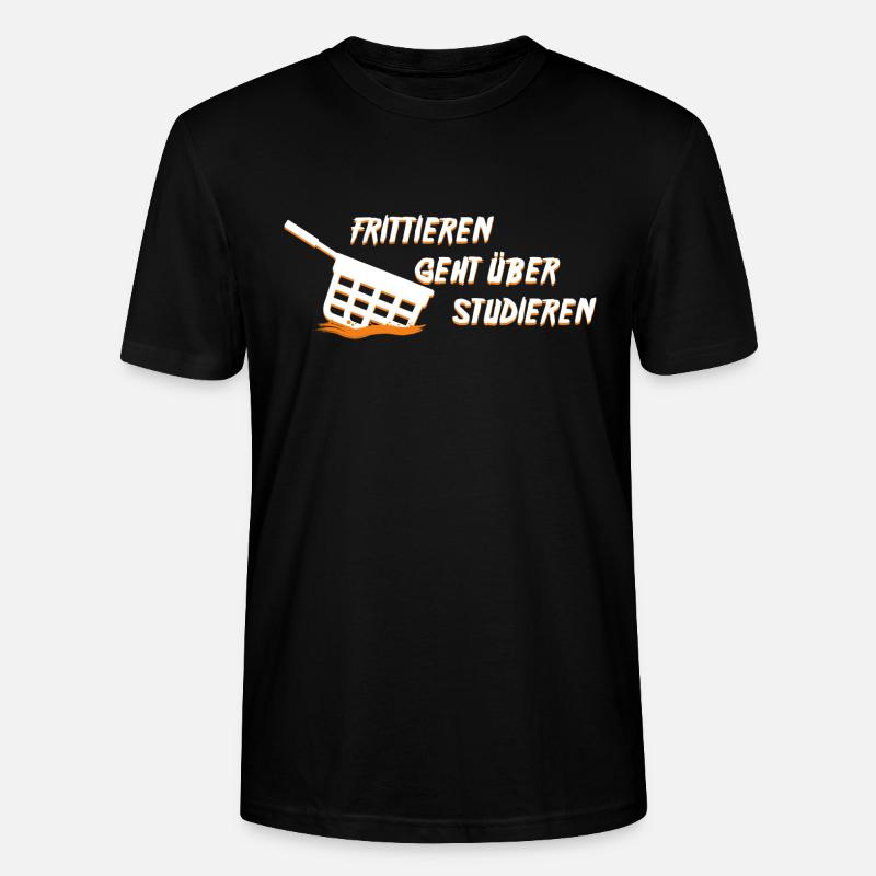 Frittieren - Stanley/Stella Unisex Bio-T-Shirt CRAFTER - Schwarz