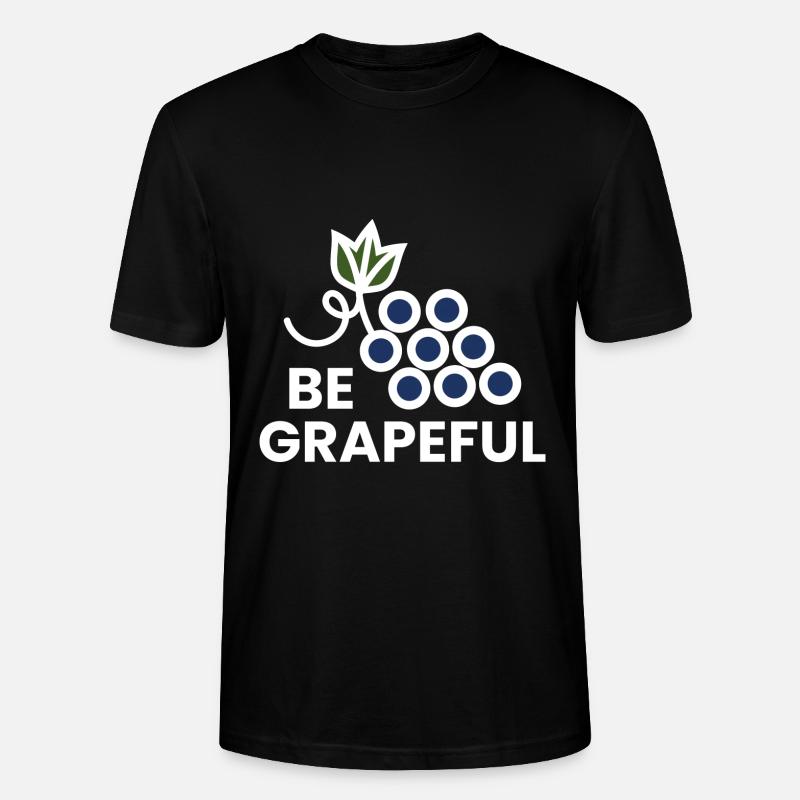 Sei grapeful - Stanley/Stella Unisex Bio-T-Shirt CRAFTER - Schwarz
