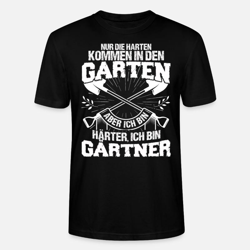 Gärtner - Härter - Stanley/Stella Unisex Bio-T-Shirt CRAFTER - Schwarz