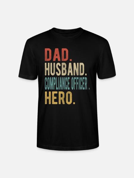 Compliance-Beauftragter Papa Ehemann Held - Stanley/Stella Unisex Bio-T-Shirt CRAFTER - Schwarz