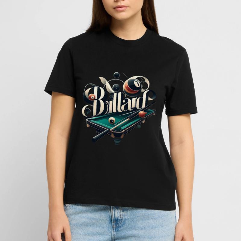 Le billard, c’est maîtriser la queue à la table de billard T-shirt bio CRAFTER Stanley Stella Unisexe