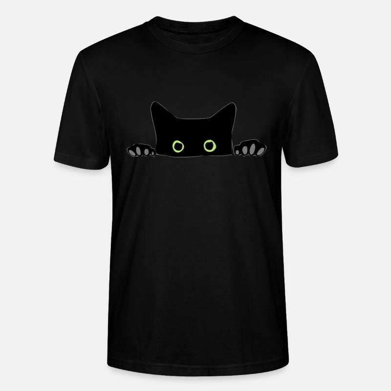 Katze - Stanley/Stella Unisex Bio-T-Shirt CRAFTER - Schwarz
