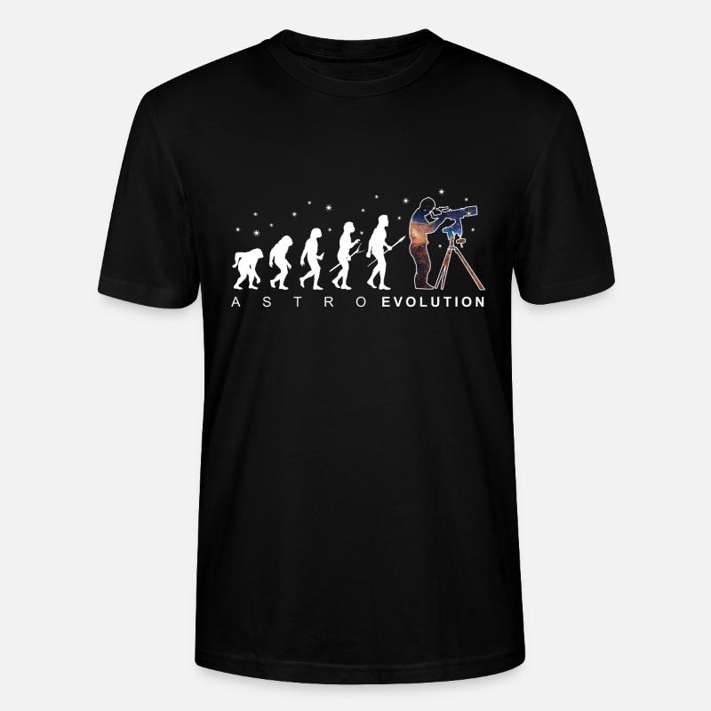 Astronomie Evolution Astrofotografie Geschenk - Stanley/Stella Unisex Bio-T-Shirt CRAFTER - Schwarz