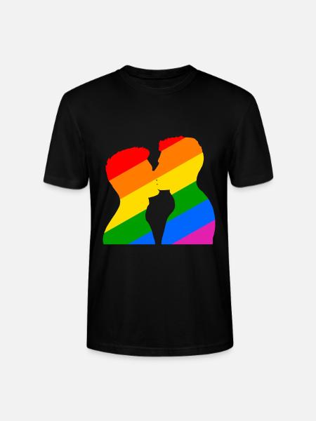 L’amour gay est érotique - T-shirt bio CRAFTER Stanley Stella Unisexe - noir