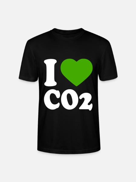 I love co2 - Stanley/Stella Unisex Bio-T-Shirt CRAFTER - Schwarz