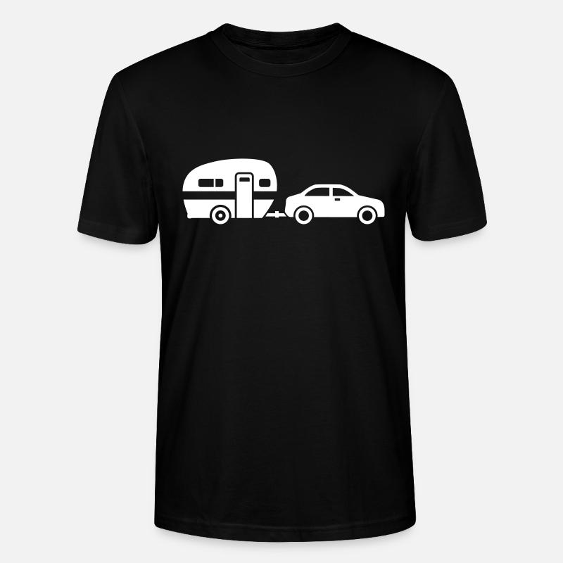 Wohnwagen - Stanley/Stella Unisex Bio-T-Shirt CRAFTER - Schwarz
