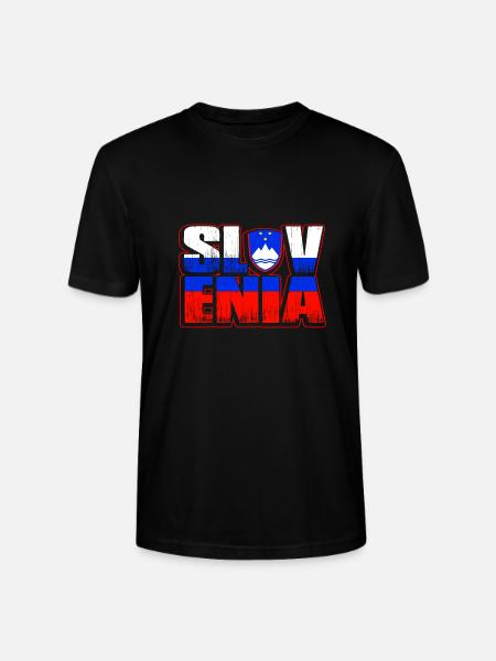 Slowenien - Stanley/Stella Unisex Bio-T-Shirt CRAFTER - Schwarz