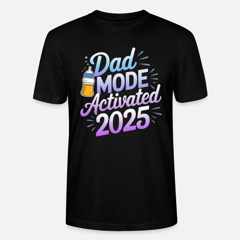 Mode papa activé 2025 - T-shirt bio CRAFTER Stanley Stella Unisexe - noir
