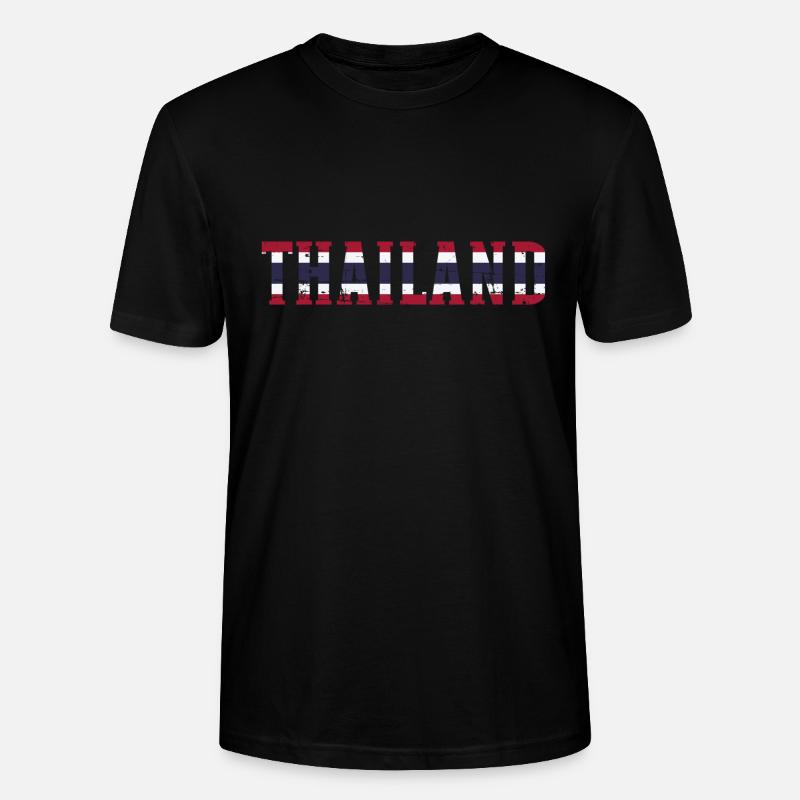 La Thaïlande - T-shirt bio CRAFTER Stanley Stella Unisexe - noir