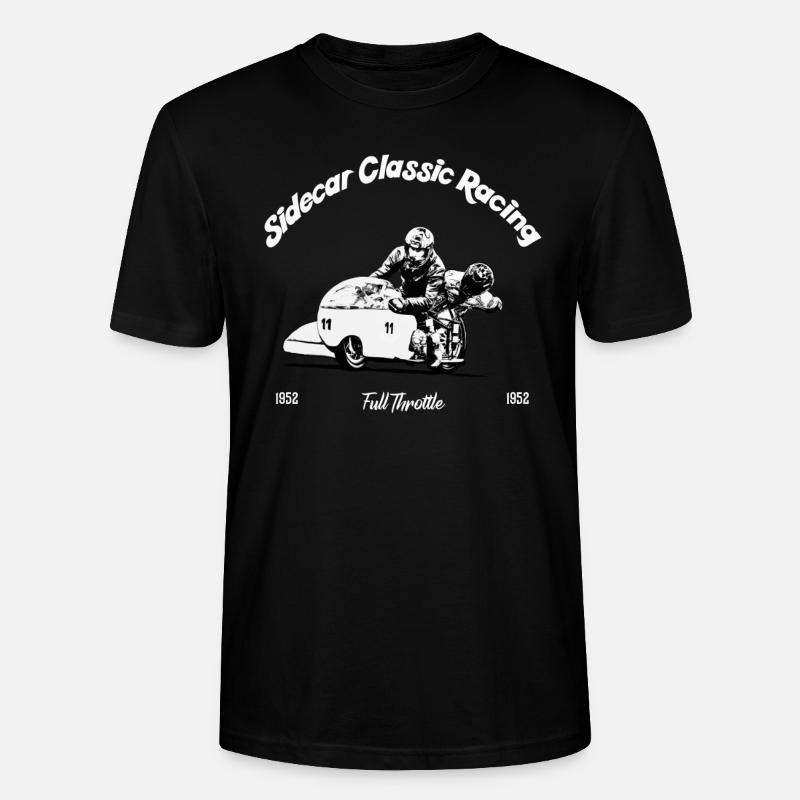 Sidecar Classic Racing - Stanley/Stella Unisex Bio-T-Shirt CRAFTER - Schwarz
