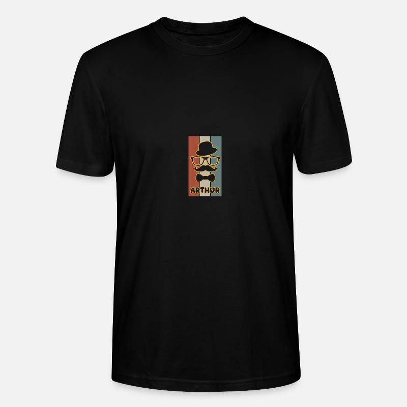 Name Arthur - Stanley/Stella Unisex Bio-T-Shirt CRAFTER - Schwarz